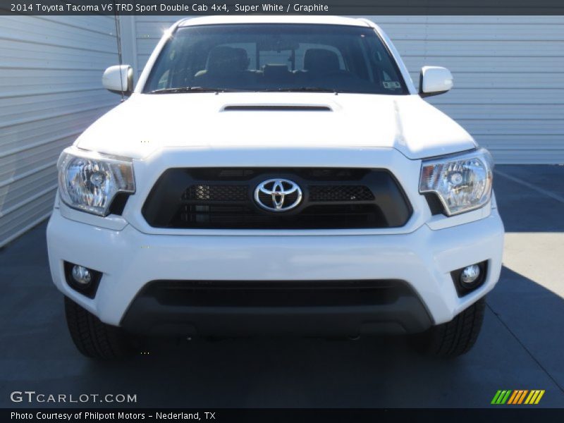  2014 Tacoma V6 TRD Sport Double Cab 4x4 Super White