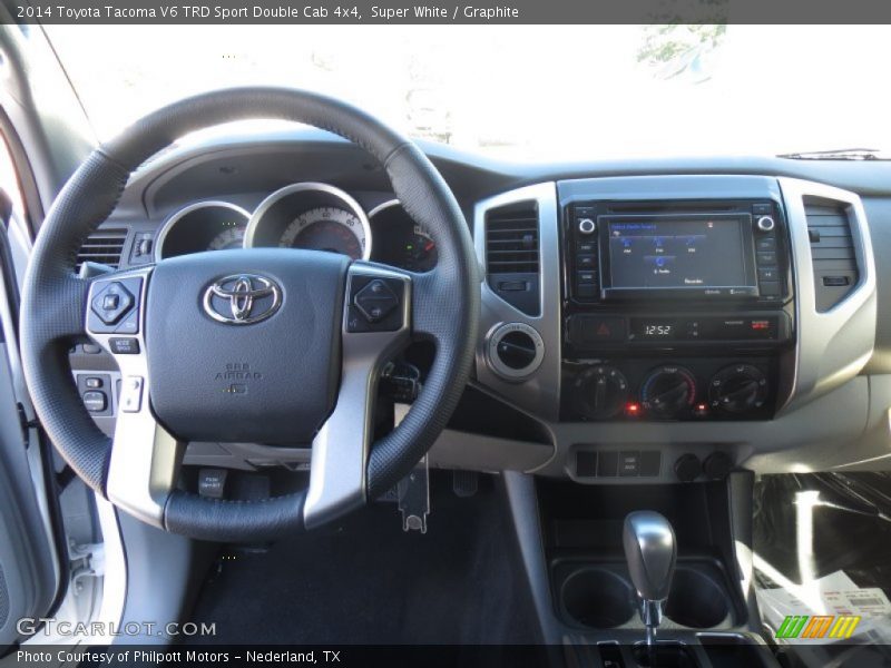 Dashboard of 2014 Tacoma V6 TRD Sport Double Cab 4x4