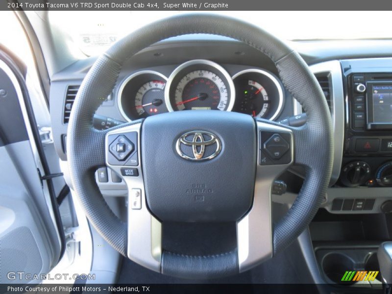  2014 Tacoma V6 TRD Sport Double Cab 4x4 Steering Wheel