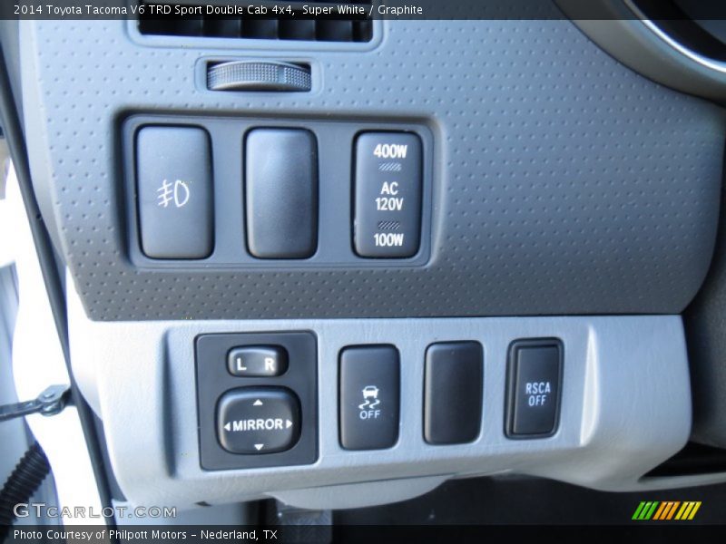 Controls of 2014 Tacoma V6 TRD Sport Double Cab 4x4