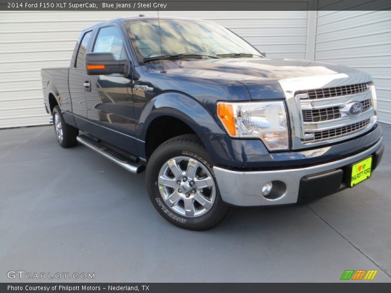 Blue Jeans / Steel Grey 2014 Ford F150 XLT SuperCab
