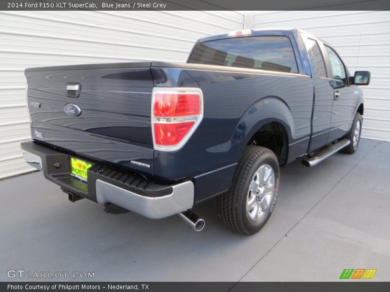 Blue Jeans / Steel Grey 2014 Ford F150 XLT SuperCab