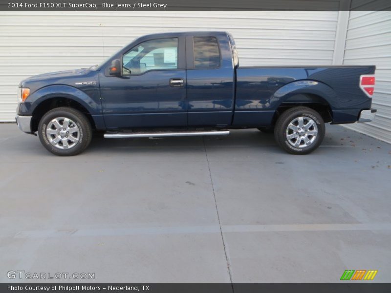 Blue Jeans / Steel Grey 2014 Ford F150 XLT SuperCab