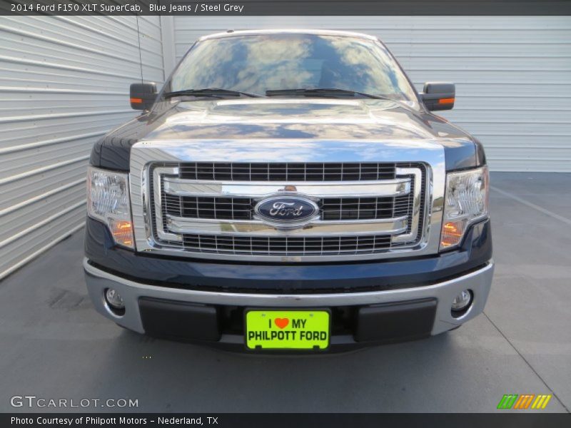 Blue Jeans / Steel Grey 2014 Ford F150 XLT SuperCab