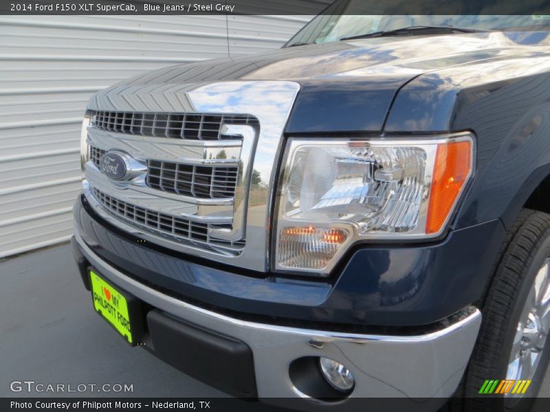 Blue Jeans / Steel Grey 2014 Ford F150 XLT SuperCab