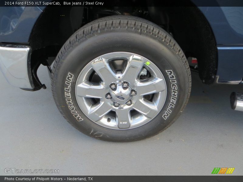 Blue Jeans / Steel Grey 2014 Ford F150 XLT SuperCab