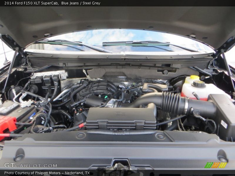 Blue Jeans / Steel Grey 2014 Ford F150 XLT SuperCab