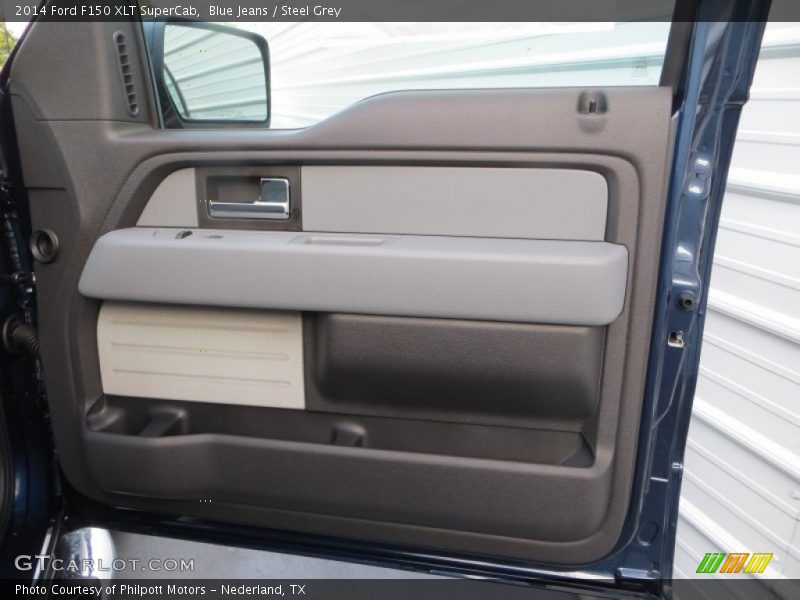 Blue Jeans / Steel Grey 2014 Ford F150 XLT SuperCab