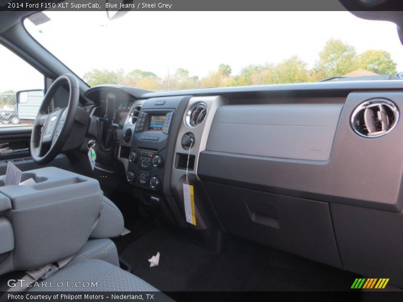 Blue Jeans / Steel Grey 2014 Ford F150 XLT SuperCab