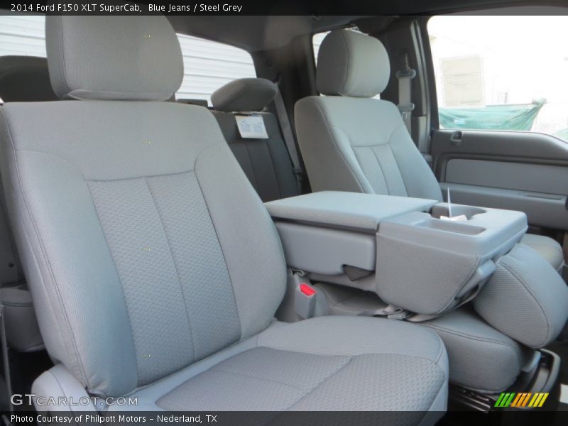 Blue Jeans / Steel Grey 2014 Ford F150 XLT SuperCab