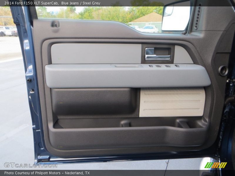 Blue Jeans / Steel Grey 2014 Ford F150 XLT SuperCab