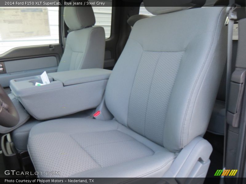 Blue Jeans / Steel Grey 2014 Ford F150 XLT SuperCab
