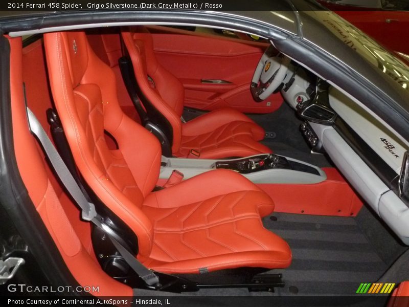 Front Seat of 2014 458 Spider