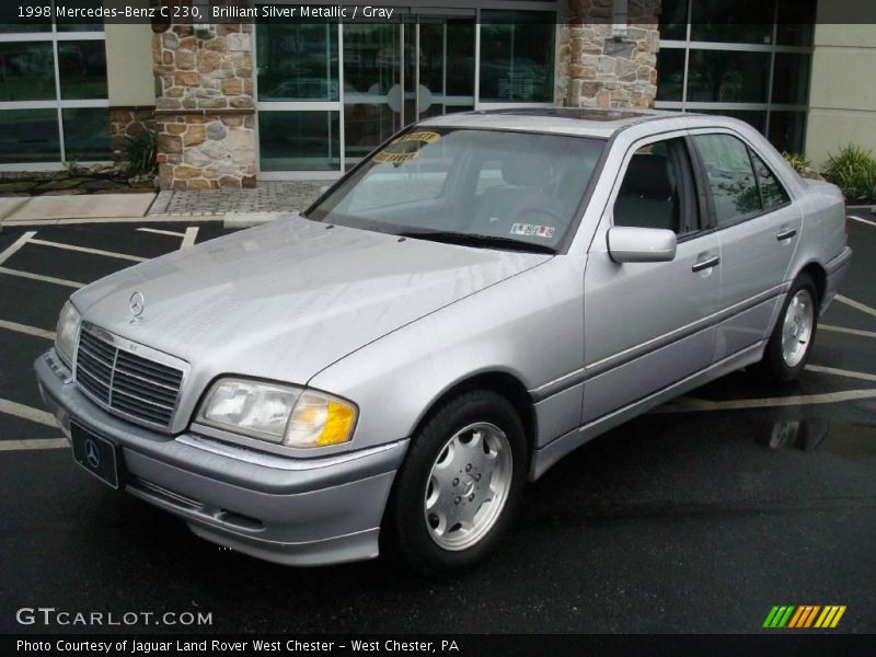 Brilliant Silver Metallic / Gray 1998 Mercedes-Benz C 230