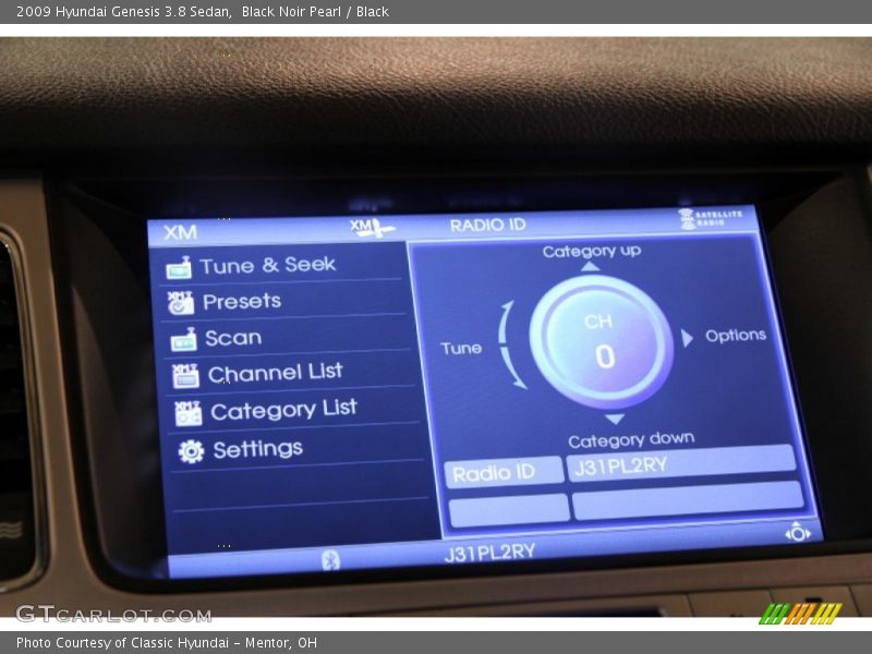Black Noir Pearl / Black 2009 Hyundai Genesis 3.8 Sedan