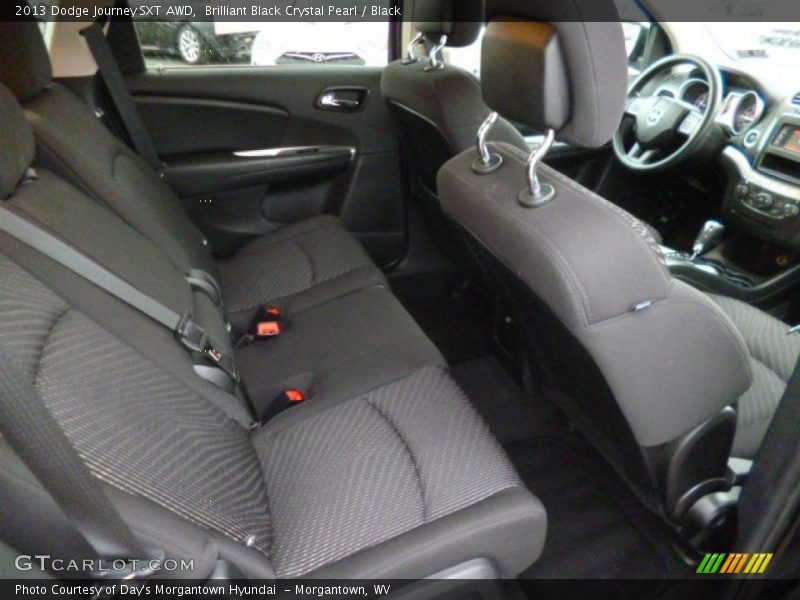 Brilliant Black Crystal Pearl / Black 2013 Dodge Journey SXT AWD