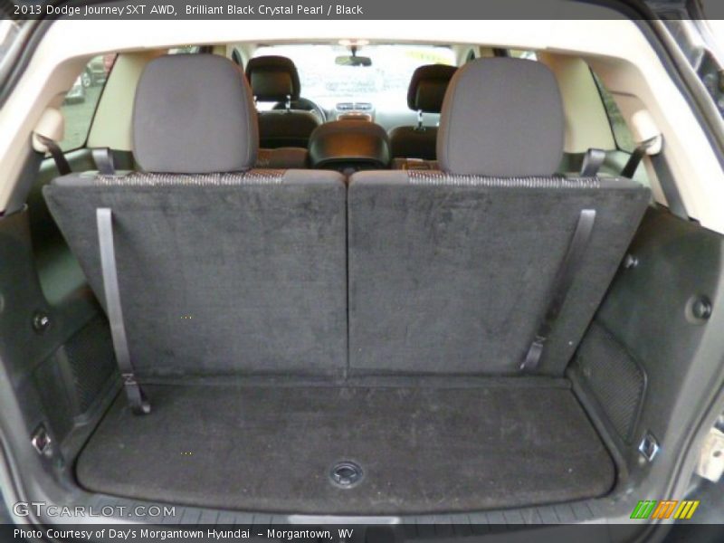 Brilliant Black Crystal Pearl / Black 2013 Dodge Journey SXT AWD