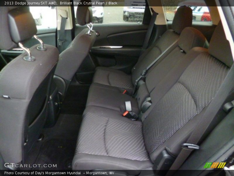Brilliant Black Crystal Pearl / Black 2013 Dodge Journey SXT AWD