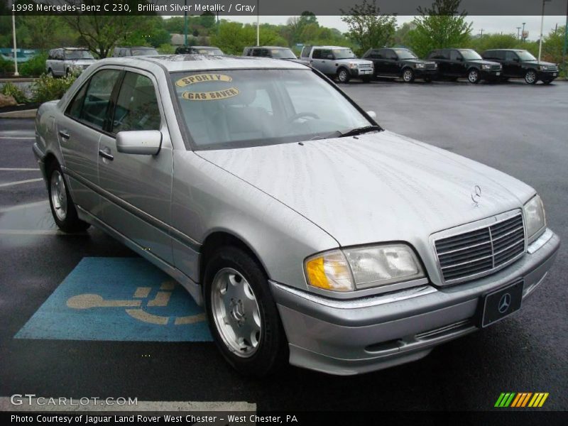 Brilliant Silver Metallic / Gray 1998 Mercedes-Benz C 230