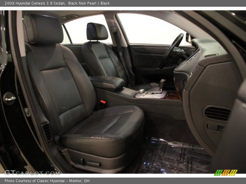 Black Noir Pearl / Black 2009 Hyundai Genesis 3.8 Sedan