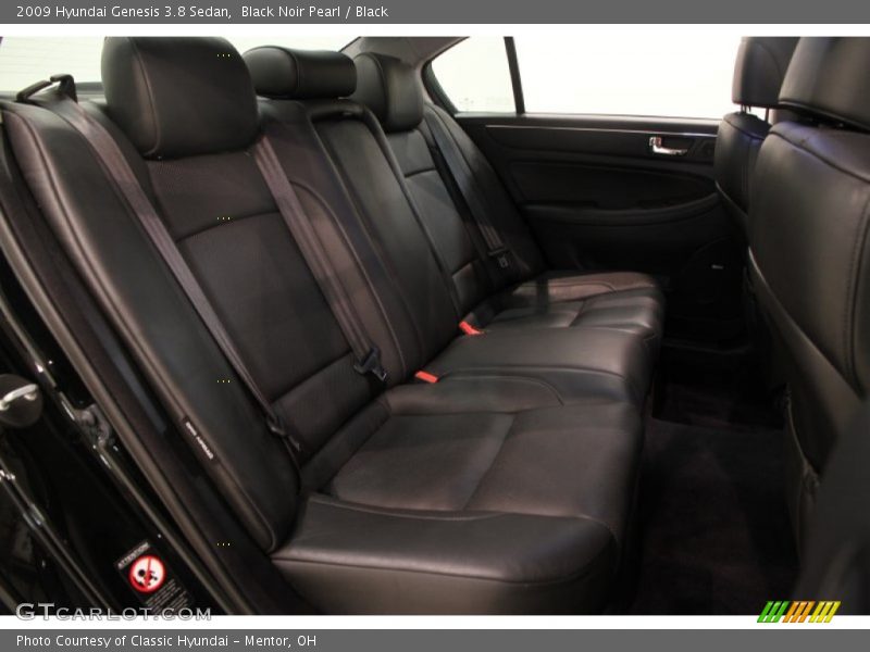 Black Noir Pearl / Black 2009 Hyundai Genesis 3.8 Sedan