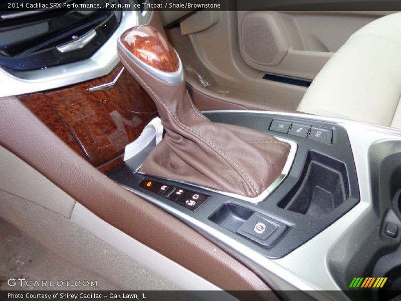 Platinum Ice Tricoat / Shale/Brownstone 2014 Cadillac SRX Performance