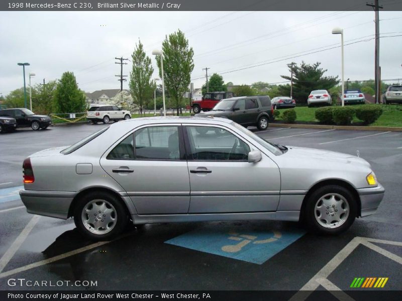 Brilliant Silver Metallic / Gray 1998 Mercedes-Benz C 230