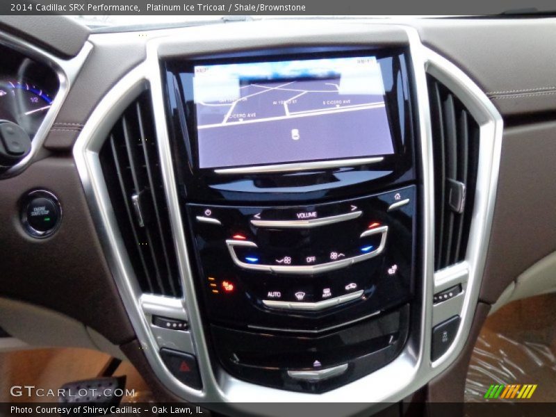 Platinum Ice Tricoat / Shale/Brownstone 2014 Cadillac SRX Performance