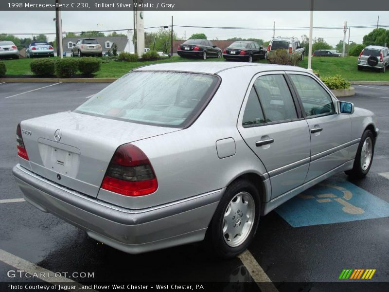 Brilliant Silver Metallic / Gray 1998 Mercedes-Benz C 230