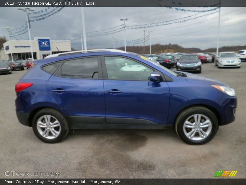 Iris Blue / Taupe 2013 Hyundai Tucson GLS AWD