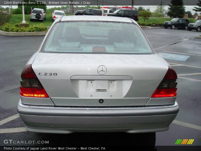 Brilliant Silver Metallic / Gray 1998 Mercedes-Benz C 230