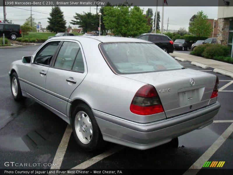 Brilliant Silver Metallic / Gray 1998 Mercedes-Benz C 230