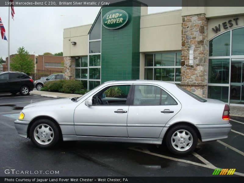 Brilliant Silver Metallic / Gray 1998 Mercedes-Benz C 230