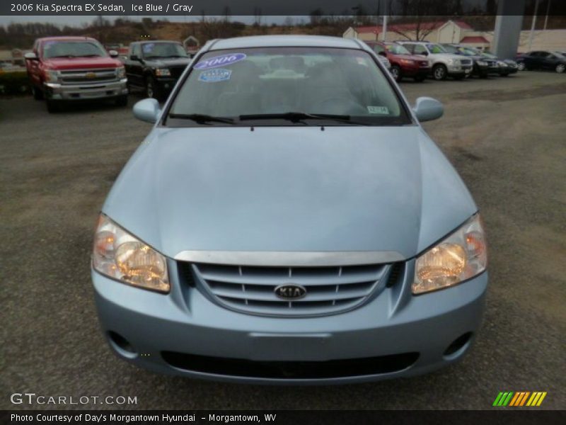 Ice Blue / Gray 2006 Kia Spectra EX Sedan