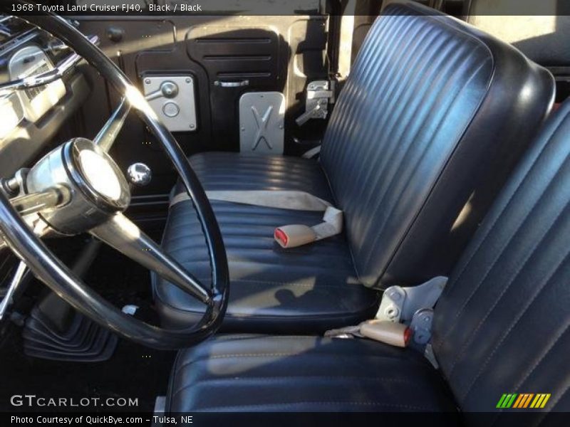 Front Seat of 1968 Land Cruiser FJ40