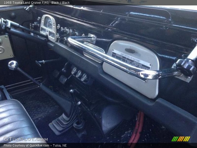 Dashboard of 1968 Land Cruiser FJ40