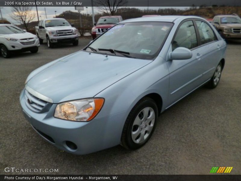 Ice Blue / Gray 2006 Kia Spectra EX Sedan