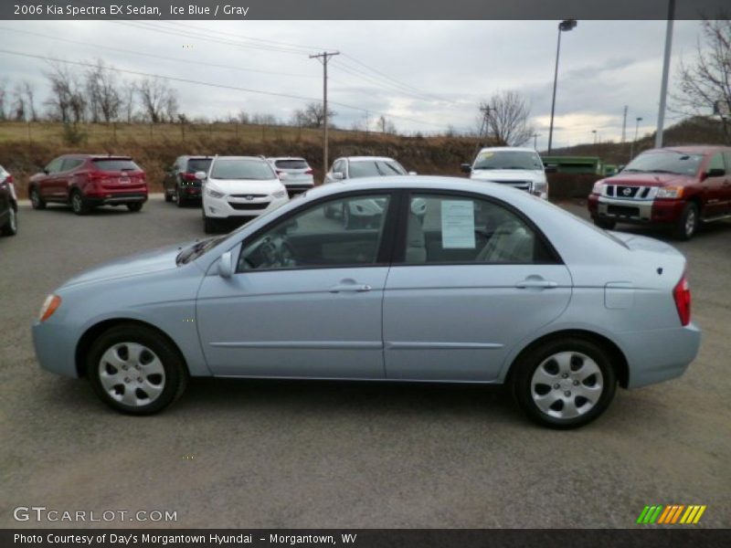 Ice Blue / Gray 2006 Kia Spectra EX Sedan