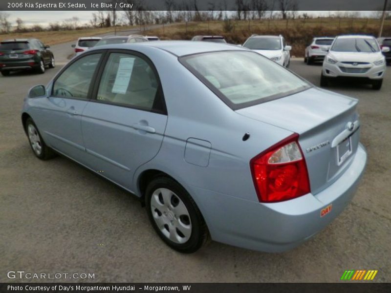 Ice Blue / Gray 2006 Kia Spectra EX Sedan