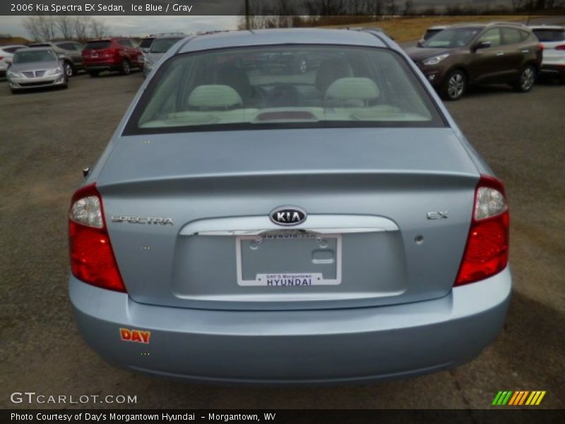 Ice Blue / Gray 2006 Kia Spectra EX Sedan