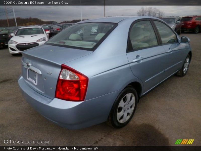 Ice Blue / Gray 2006 Kia Spectra EX Sedan