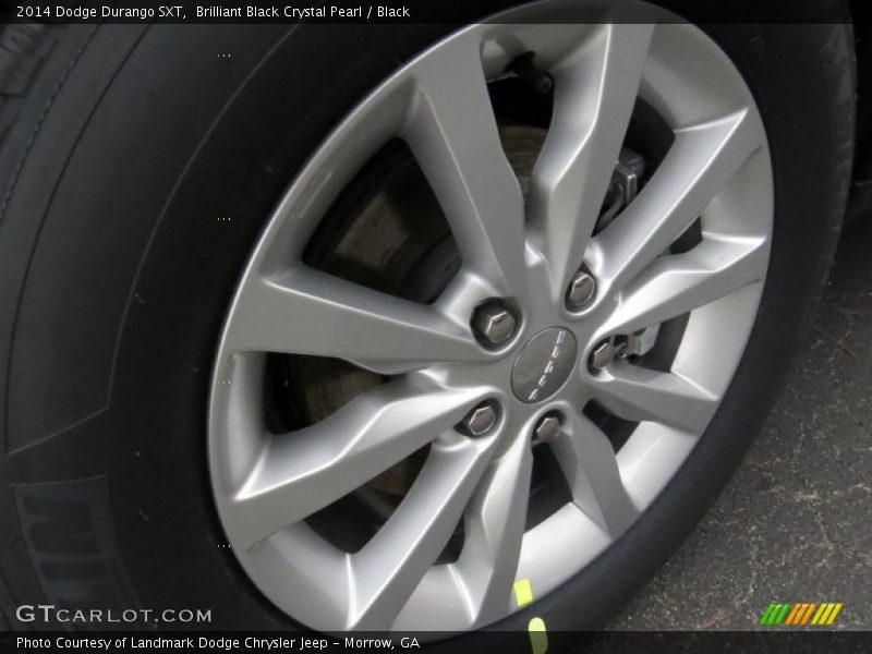 Brilliant Black Crystal Pearl / Black 2014 Dodge Durango SXT