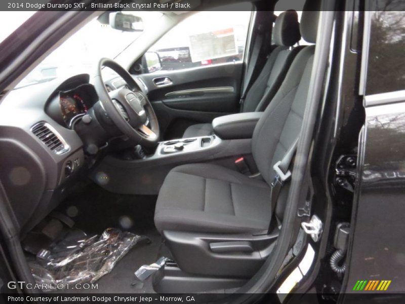 Brilliant Black Crystal Pearl / Black 2014 Dodge Durango SXT