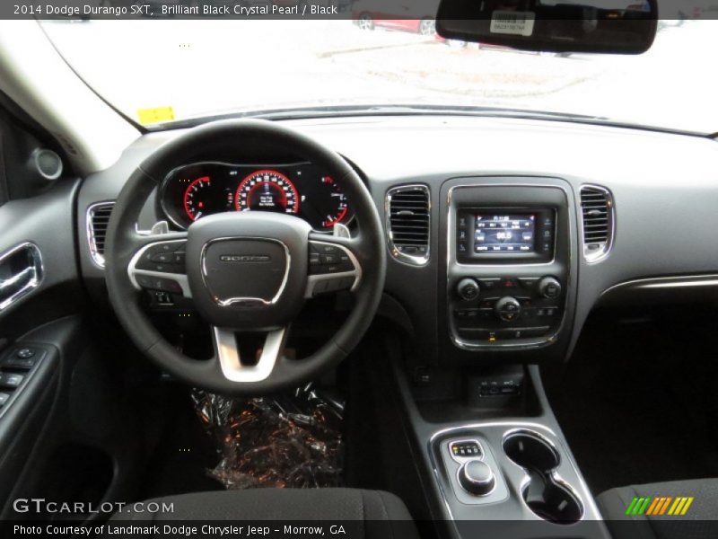 Brilliant Black Crystal Pearl / Black 2014 Dodge Durango SXT