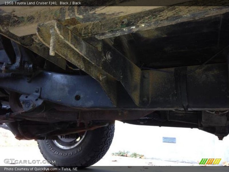 Undercarriage of 1968 Land Cruiser FJ40