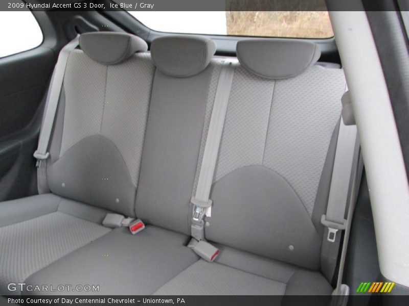 Ice Blue / Gray 2009 Hyundai Accent GS 3 Door