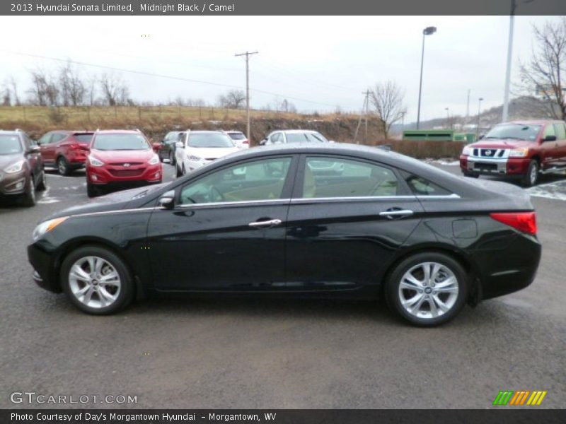 Midnight Black / Camel 2013 Hyundai Sonata Limited