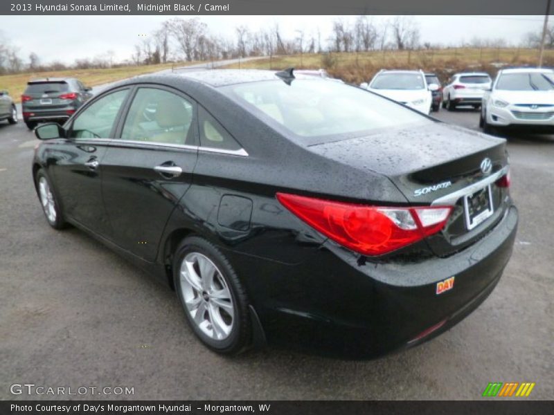 Midnight Black / Camel 2013 Hyundai Sonata Limited