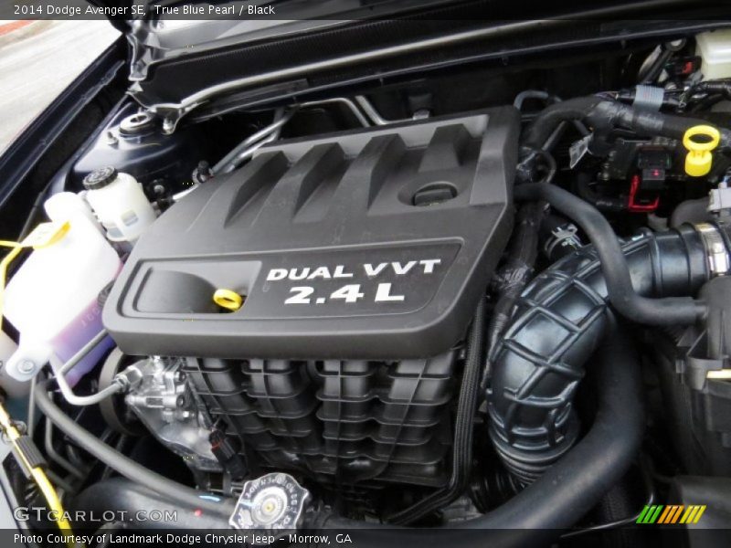 True Blue Pearl / Black 2014 Dodge Avenger SE