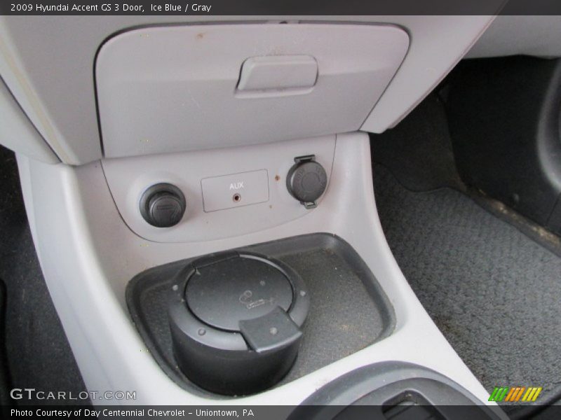 Ice Blue / Gray 2009 Hyundai Accent GS 3 Door